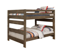Grayson Gun Smoke Full Size Bunk Bed w / Drawers