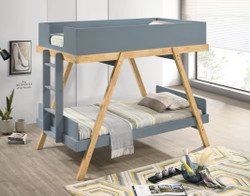 Van Courtland Blue and Natural Finish