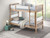 Two Tone Twin Convertible Bunk Bed