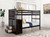 Enzo Twin Bunk Bed w/ Stairway in Espresso