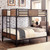 Furniture of America Industrial Style Metal Full Bunk