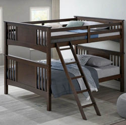 Bryson Full over Full Bunk Bed in Espresso