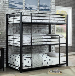 Logan Twin Size Three High Bunk 