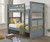 Gary Twin Bunk in Gray Finish