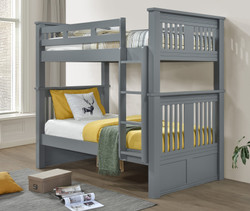 Gary Twin Bunk in Gray Finish