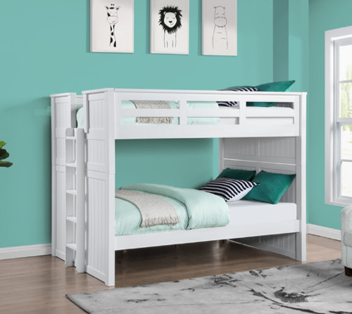 Dual Settings Convertible Twin Bunk Bed
