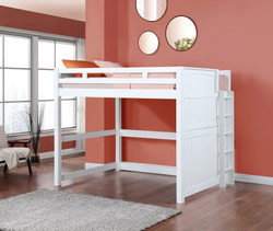 Dillon High Queen Loft Bed with Panel