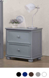 Dillon Wood Night stand in Walnut Finish