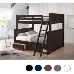 With Storage Drawers in Espresso