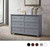 Dillon Bead Board 6-Drawer Dresser in Gray Finish