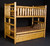 Honey Pine Finish - Shown with Optional Twin Trundle