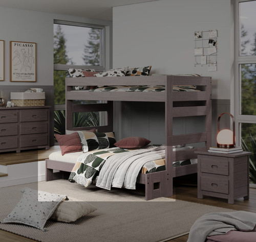 Farmhouse Twin XL over Full XL Stackable Bunk Bed