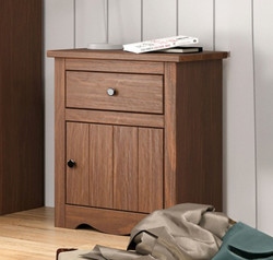 Night Stand in Mahogany Brown