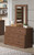 6-Drawer Dresser in Mahogany Brown