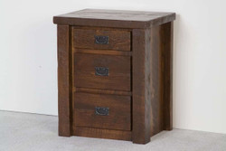 3-Drawer Nightstand in Dark Finish