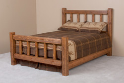 Lodge Rustic Little Jack Barnwood Bed 